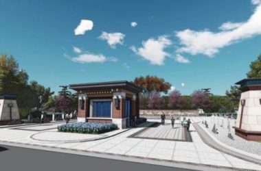 Modern Chinese-Style Hotel Landscape Design in SketchUp-BIM WORLD