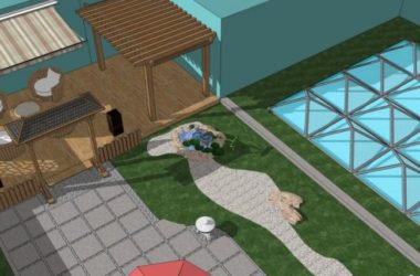 SketchUp Landscape Design: Classical Style Roof Garden-BIM WORLD