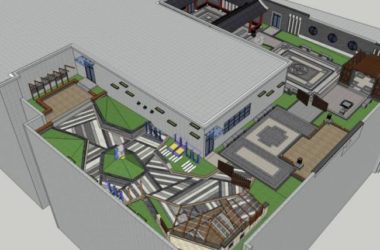 SketchUp Landscape Design: Modern Chinese-Style Roof Garden-BIM WORLD