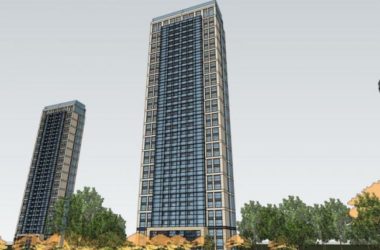 Modern Super High-Rise Residential Building | SketchUp Model Showcase-BIM WORLD