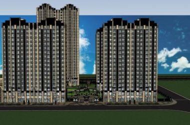 SketchUp Model: Classic High-Rise Residential Building with Ground Floor Commercial Space-BIM WORLD
