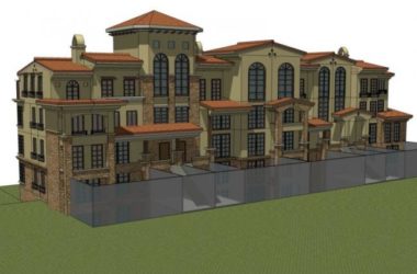 European-Inspired Multi-Story Residential Architecture in SketchUp-BIM WORLD