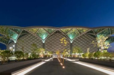 BIM Architecture: Majestic Steel Columns Supporting Tree-Like Design at Haramain High-Speed Railway Station by Foster + Partners-BIM WORLD