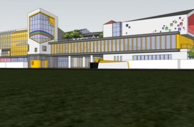 Modern Multi-Story School and Kindergarten Campus Design in SketchUp-BIM WORLD