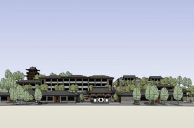 SketchUp Hotel Model | Low-Rise Chinese-Style Design-BIM WORLD