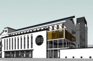 SketchUp Business Model: Modern Multi-Story Chinese-Style Cafeteria-BIM WORLD