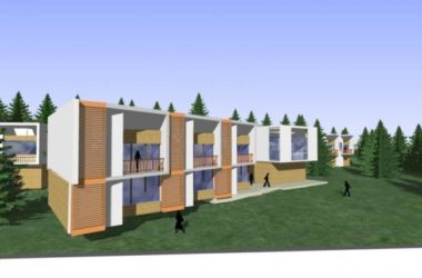 SketchUp Business Model: Modern Low-Level Clubhouse Design-BIM WORLD