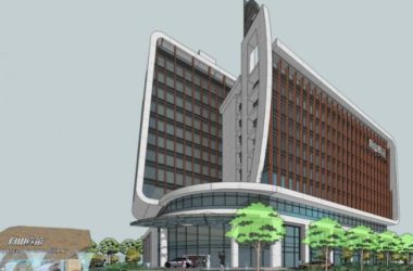 Modern High-Rise Hotel Model in SketchUp-BIM WORLD