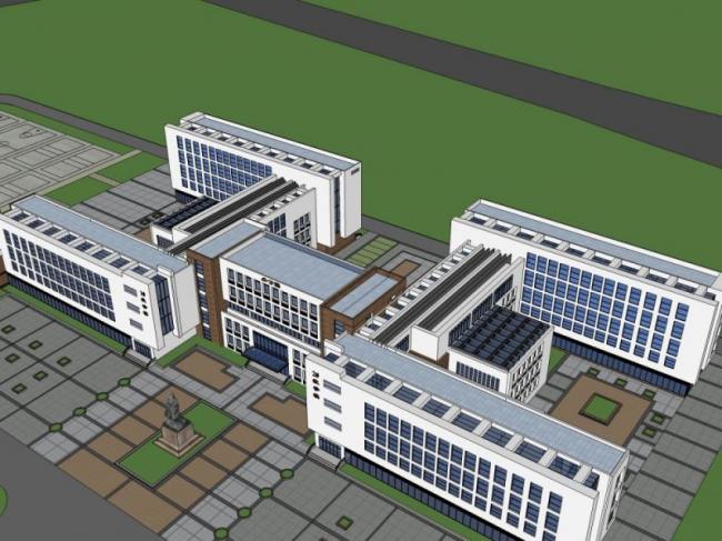 Modern Multi-Story School Campus Design | Educational Architecture in SketchUp