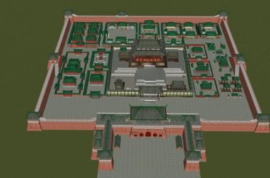 SketchUp Model of a Multi-Story Chinese Palace | Ancient Architectural Design-BIM WORLD