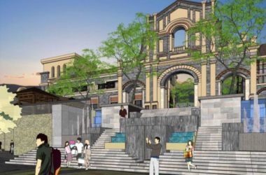 SketchUp Business Model: Multi-Story Commercial Street in Chinese Style-BIM WORLD