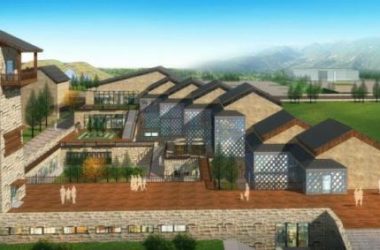 SketchUp Business Model: Multi-Story Commercial Street in Modern Chinese Style-BIM WORLD