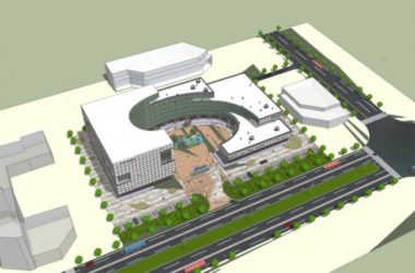 Modern Multi-Story Industrial Park and Office Space in SketchUp Model-BIM WORLD