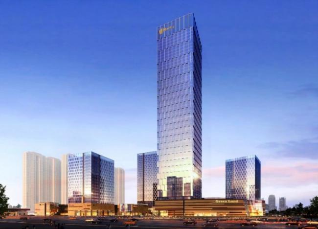 SketchUp Complex Model: Modern Super High-Rise Office, Commercial, and Hotel Building