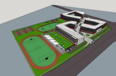 Modern Multi-Story School Campus Design in SketchUp-BIM WORLD