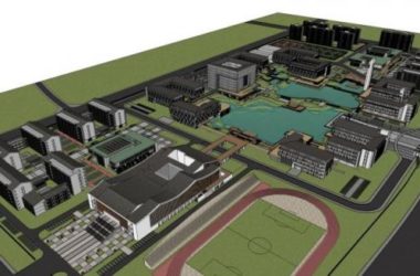 Modern Multi-Story School Campus Design in SketchUp-BIM WORLD