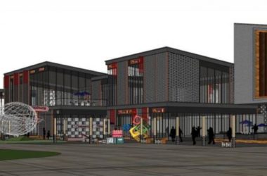 SketchUp Business Model: Modern Multi-Story Business Center Design-BIM WORLD