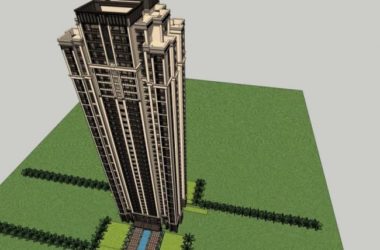 SketchUp Residential Models: Classical-Style High-Rise and Mid-Rise Buildings-BIM WORLD