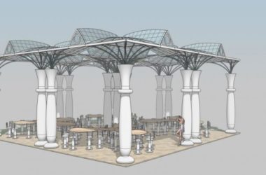 European-Style Classical Pavilion Sketch Model in SketchUp-BIM WORLD