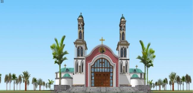 SketchUp Model: Multi-Story Western Classical Church Architecture