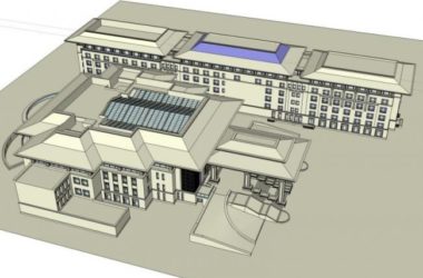 Modern Multi-Story Hotel Model in SketchUp-BIM WORLD