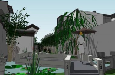 SketchUp Landscape Models: Courtyard, Residential, and Chinese-Style Designs-BIM WORLD