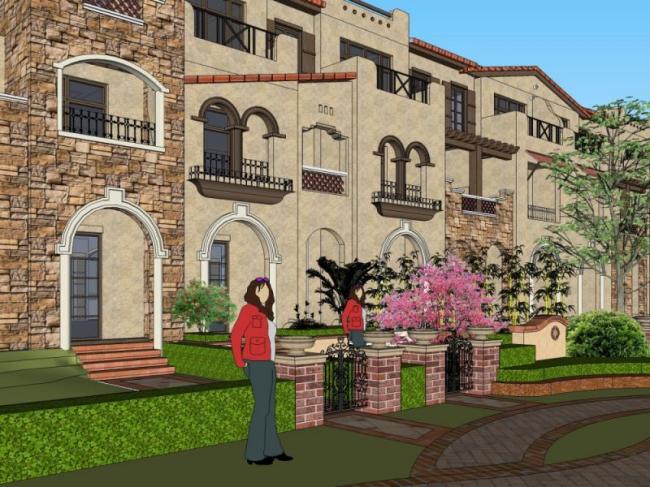 SketchUp Landscape Models: Courtyard, Residential, and Classical Styles