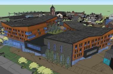 SketchUp Business Model: Modern Multi-Story Commercial Street Design-BIM WORLD