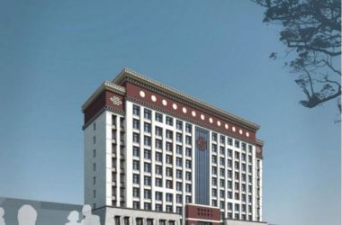 Tibetan-Inspired High-Rise Office Building Model in SketchUp-BIM WORLD