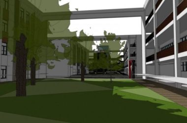 Modern Multi-Story School Campus Design in SketchUp-BIM WORLD