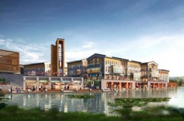 SketchUp Business Model: Modern Multi-Story Commercial Street Design-BIM WORLD