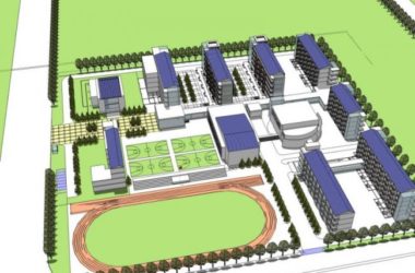 Modern Multi-Story School Campus Design in SketchUp-BIM WORLD