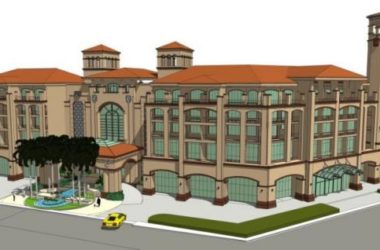 Multi-Story Spanish Classical Style Hotel Model in SketchUp-BIM WORLD
