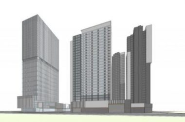 Modern High-Rise Office Building SketchUp Model-BIM WORLD