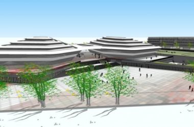 Modern Multi-Story University Campus Design | SketchUp School Model-BIM WORLD