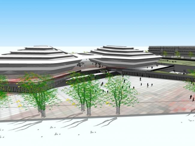 Modern Multi-Story University Campus Design | SketchUp School Model