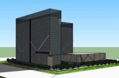 Modern High-Rise Office Building Model in SketchUp-BIM WORLD