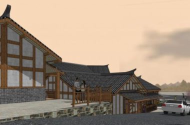 SketchUp Business Model: Multi-Story Chinese-Style Commercial Street Design-BIM WORLD