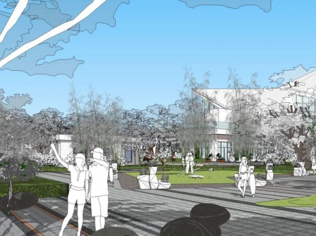 SketchUp Landscape Models: Community, Residential, and Modern Designs
