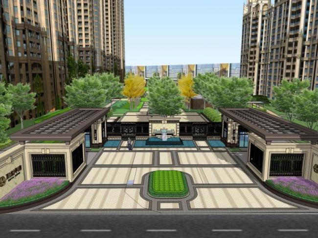 SketchUp Landscape Models: Community, Residential, and Classical Designs