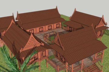 SketchUp Residential Models: Thai and Classical Architectural Styles-BIM WORLD