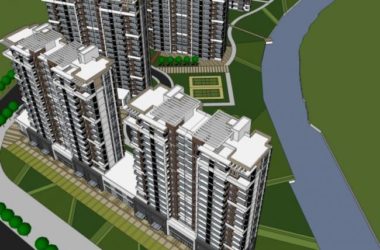 Modern High-Rise Residential Complex | SketchUp Model Preview-BIM WORLD