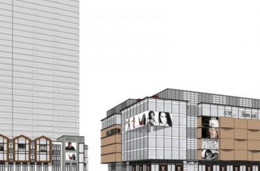 SketchUp Business Model: Modern Multi-Story Commercial Street Design-BIM WORLD