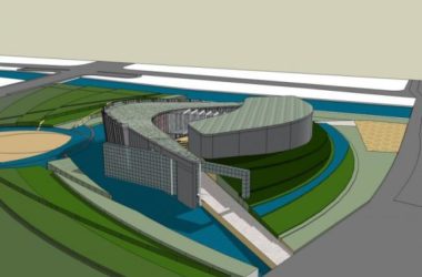 SketchUp Cultural Model: Modern Multi-Story Theater Architecture-BIM WORLD
