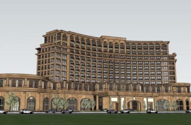 Classical Multi-Story Hotel Model in SketchUp-BIM WORLD