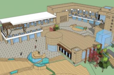 SketchUp Business Model: Modern Multi-Story Commercial Club Design-BIM WORLD