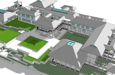 Multi-Story Chinese-Style Hotel Model in SketchUp-BIM WORLD
