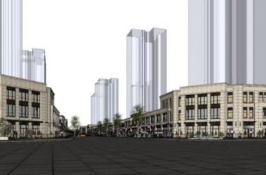 SketchUp Business Model: Multi-Story Classical Commercial Street Design-BIM WORLD