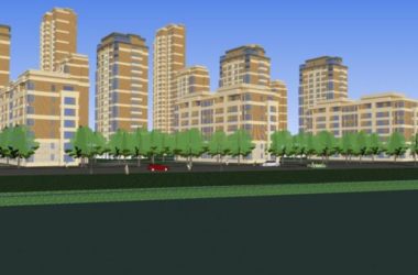 Modern High-Rise Residential Building Model in SketchUp-BIM WORLD