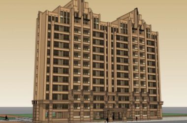 SketchUp Residential Models: Classical-Style High-Rise Buildings-BIM WORLD